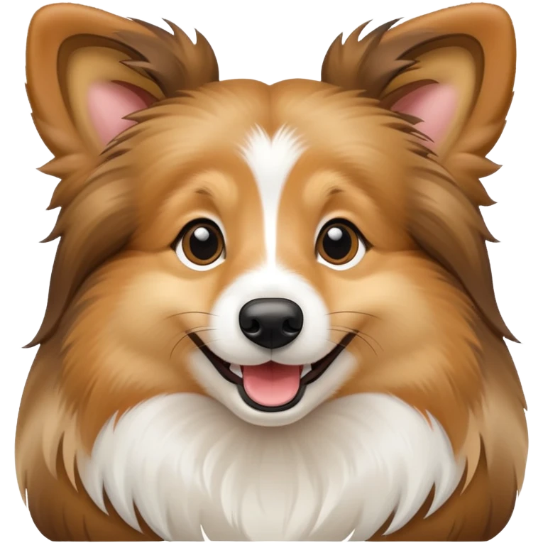 sheltie smiling emoji