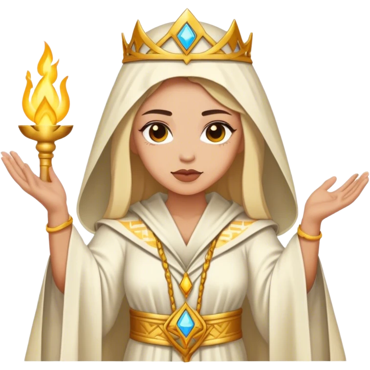 The high priestess Tarot CARD emoji