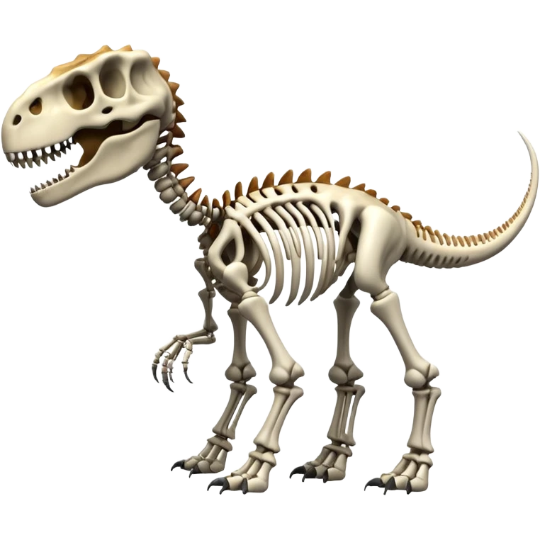 dinosaur skeleton emoji