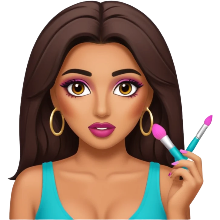 huda from love island crashout face  emoji