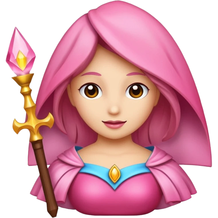 varita mágica rosa emoji