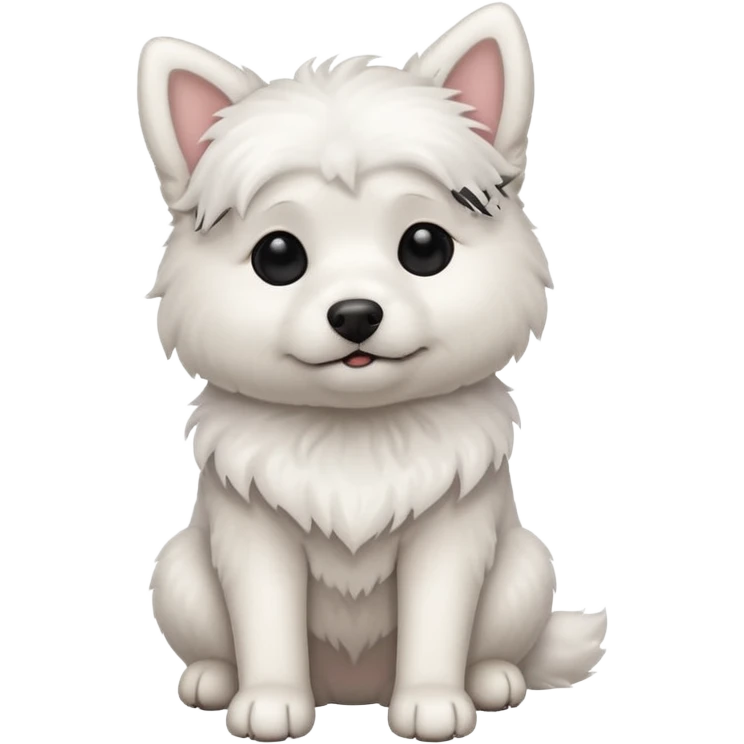White dog emoji