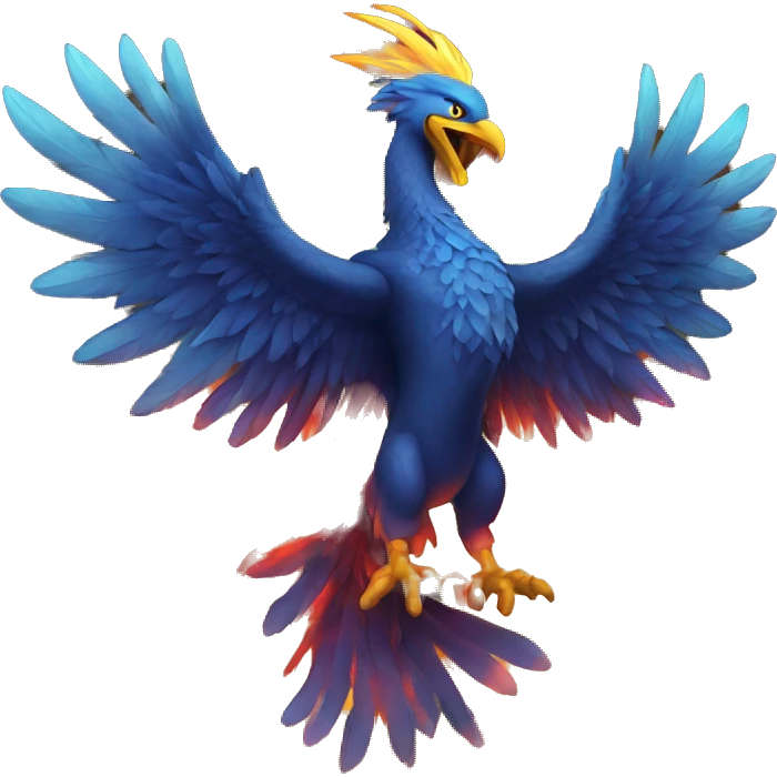 Fire Rising phoenix  emoji