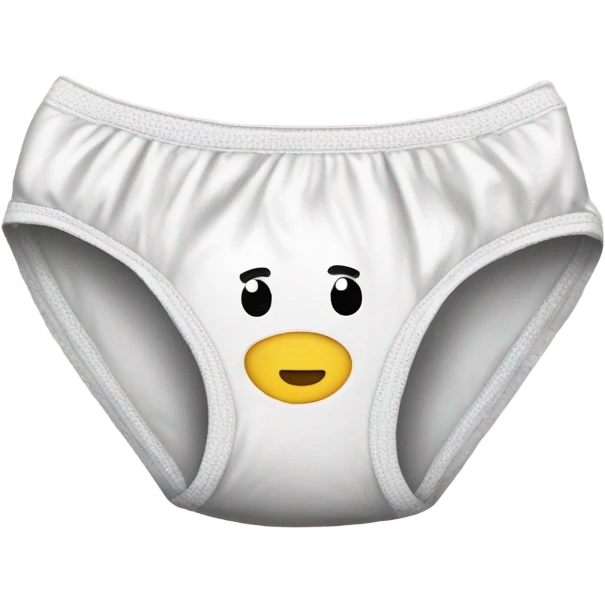 Plastic diaper underwear panty cute emoji