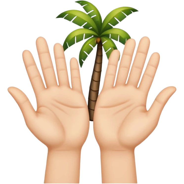 Innocent emoji hands up emoji