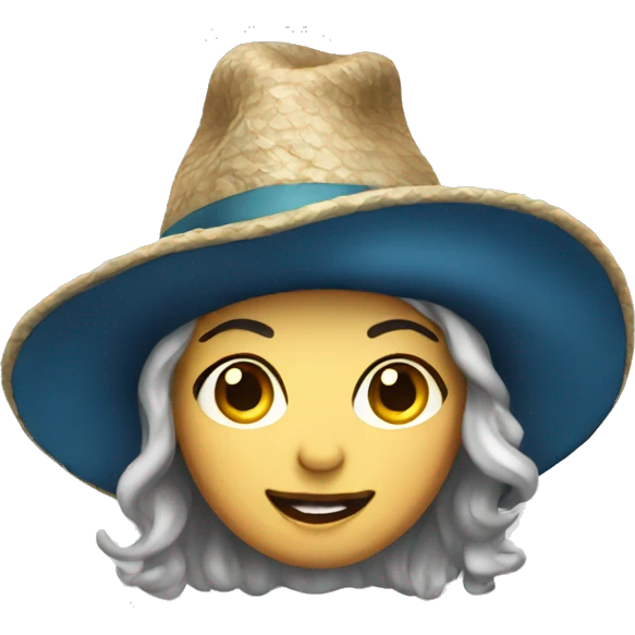 siren with hat emoji