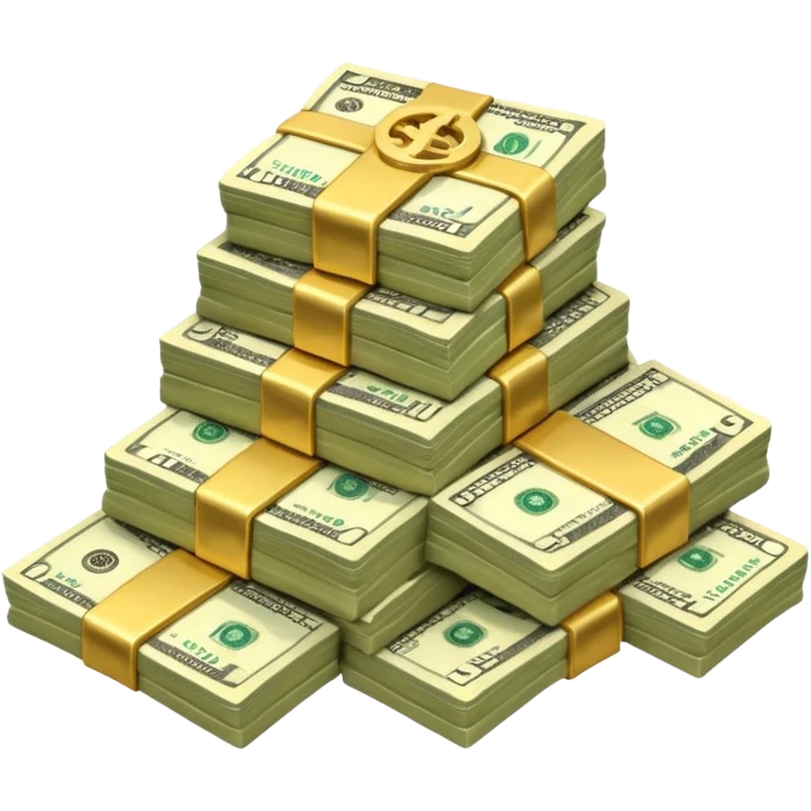 billion dollar trophy money themed emoji