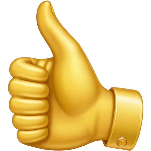 thumbs up emoji, positive and bold emoji
