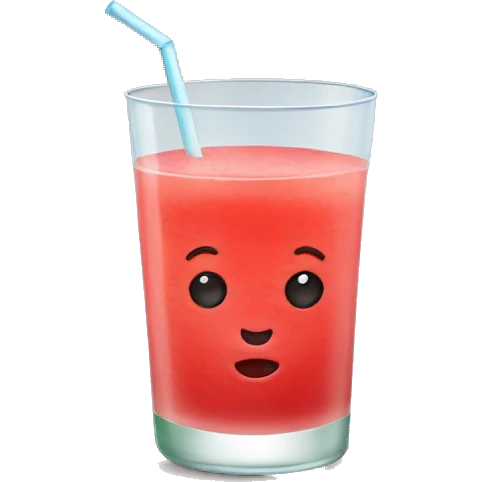 Watermelon juice emoji