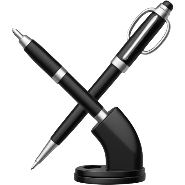 Only black colour Pen Spinner emoji emoji