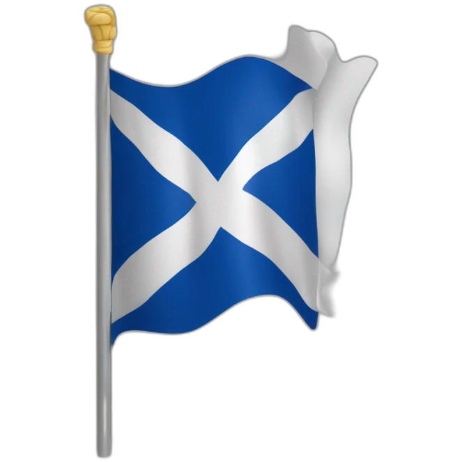 Drapeau français avec une croix de lorraine emoji