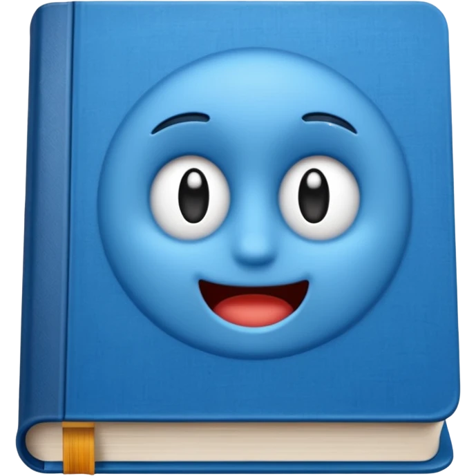 Book Blue emoji