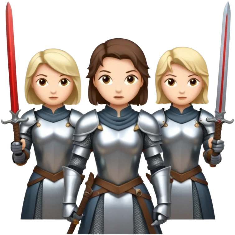 women knights emoji