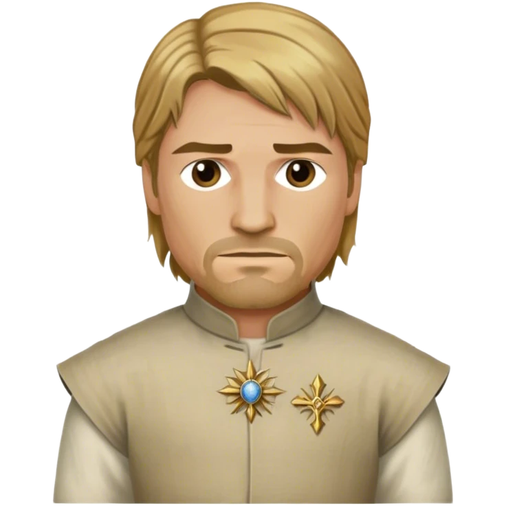 Jaime Lannister from game of thrones, cloth shirt emoji