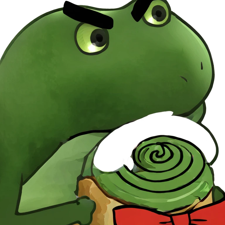 Coquette cinnamon roll  emoji