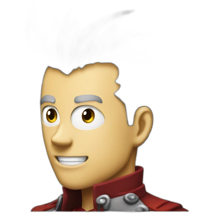 Vash the Stampede (Portrait, iOS 17 style) emoji