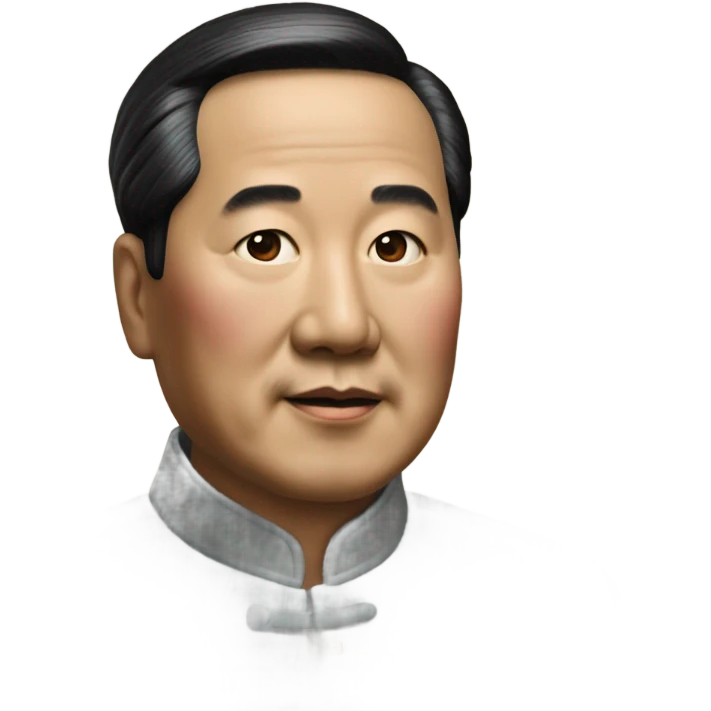 photorealistic mao zedong emoji