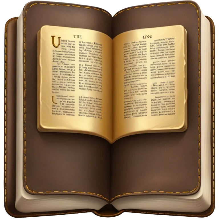 open bible, outside covers view emoji