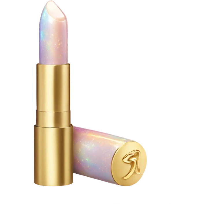 opal crystal lipstick in gold tube 💄  emoji