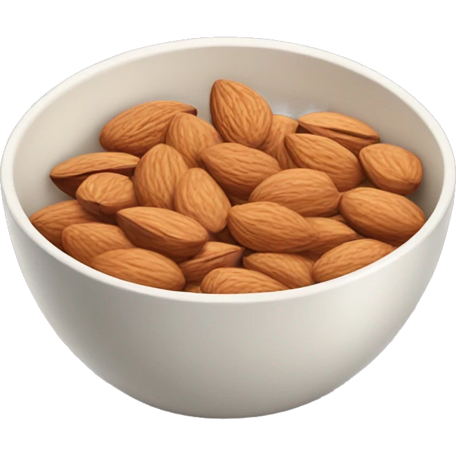 bowl of almond emoji