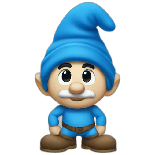 Smurf emoji