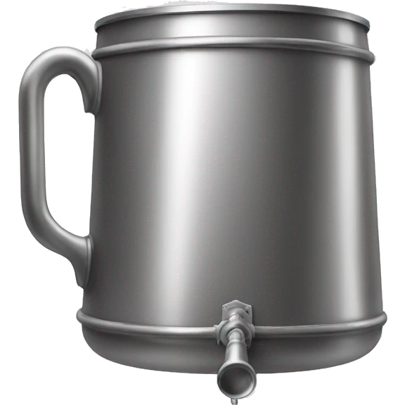 beer brewing vessel made out of metal emoji