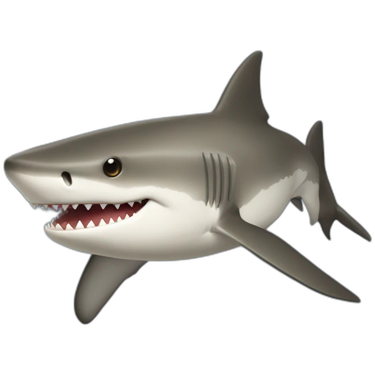 Un requin a fourrure emoji
