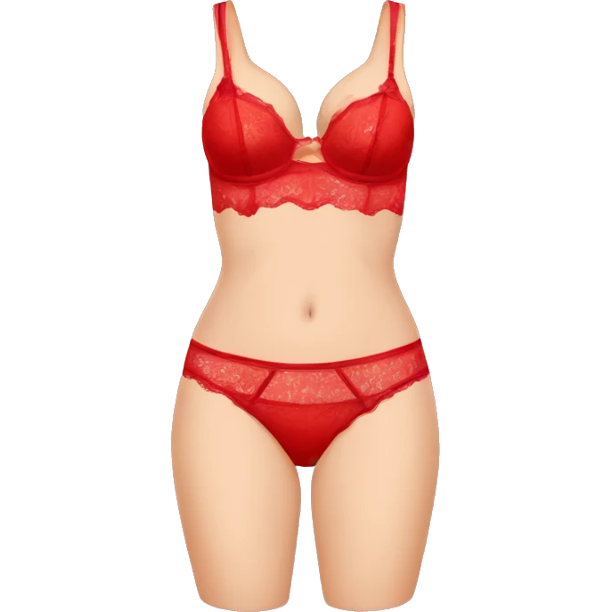 Red lingerie emoji