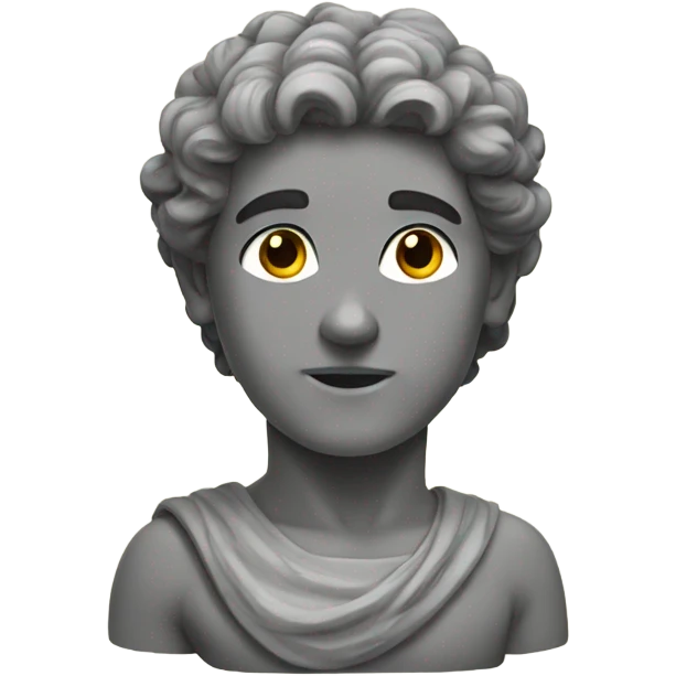 A Young greek Stone God emoji