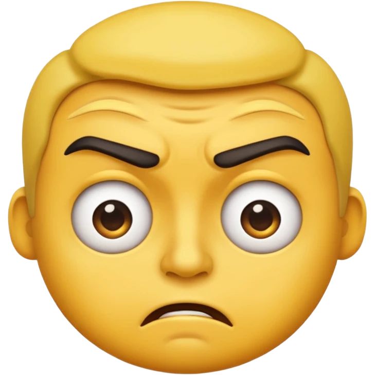 annoyed -  an emoji for the emoji keyboard  emoji