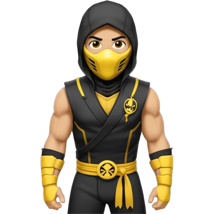 mortal kombat scorpion mdoern emoji