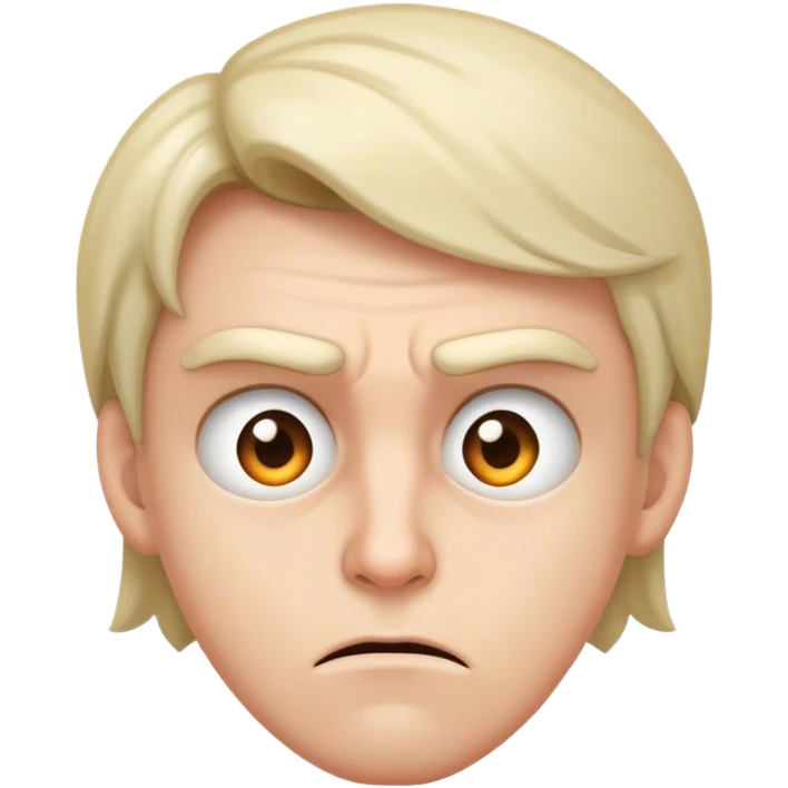 Contemptuous gaze emoji