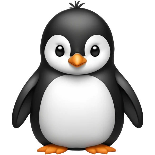 Sleepy penguin emoji