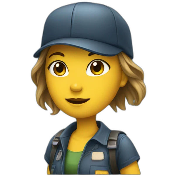 train-girl emoji