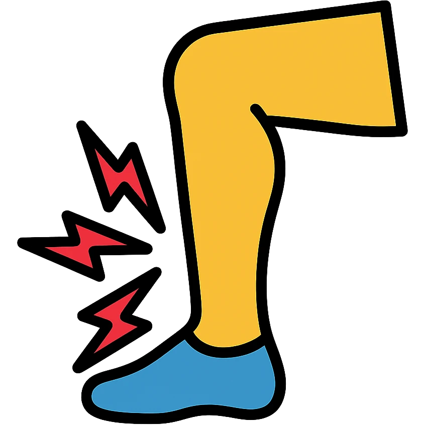 legs hurting emoji