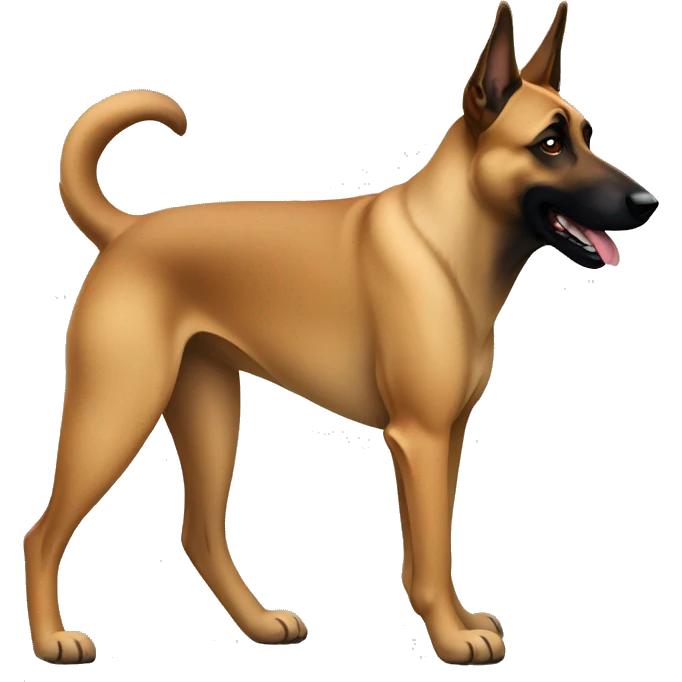 Walking Belgian malinois emoji