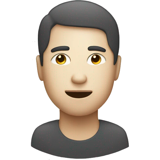 Generate a minimalist profile picture featuring a neutral, abstract emoji face with no distinct features.  The emoji face should be centered, with a simple circular or square outline but no eyes, mouth, or other facial details emoji