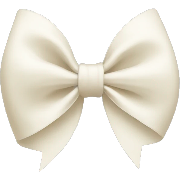 Off white bow emoji