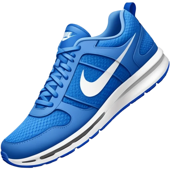 blue Nike sneakers, athletic shoes, sporty footwear emoji