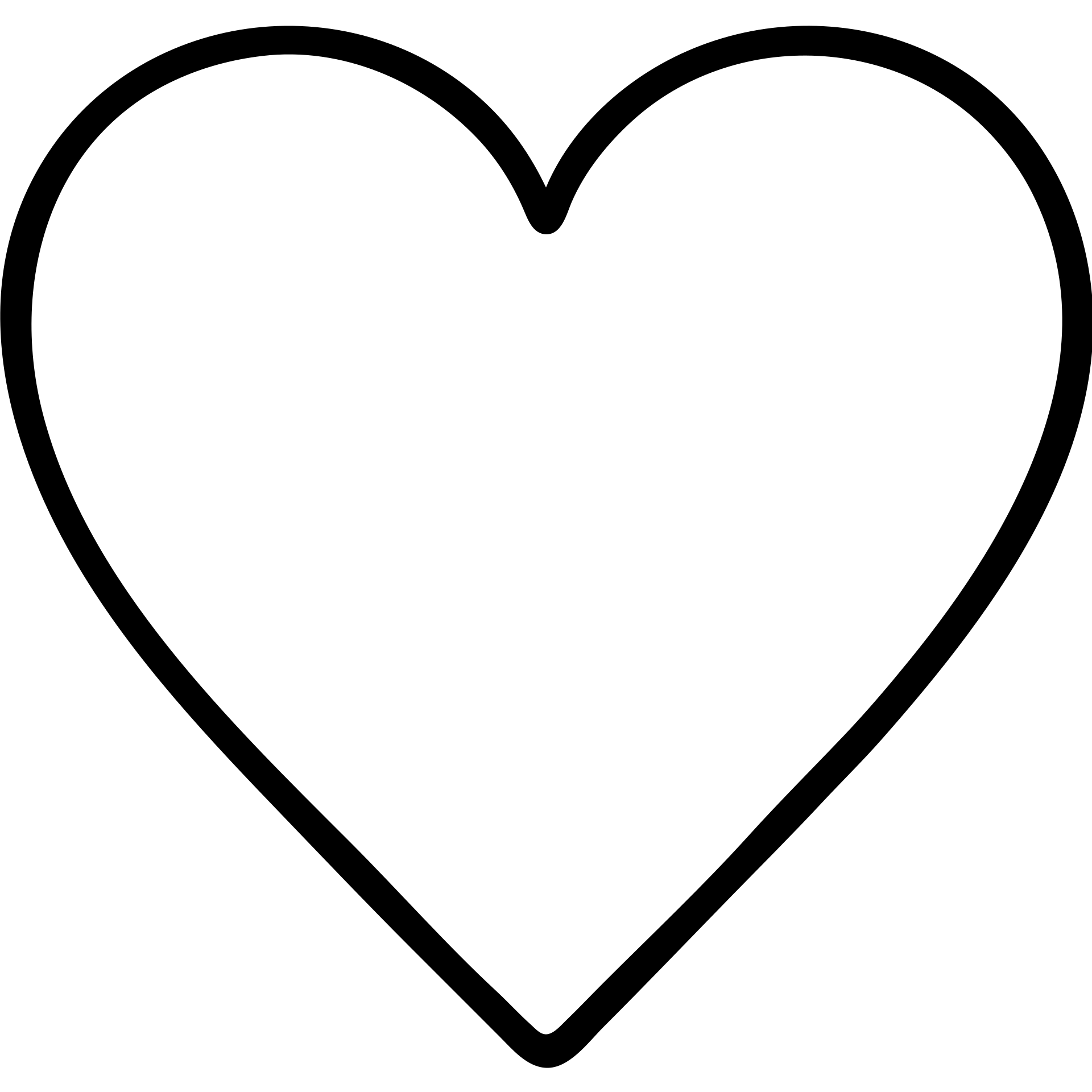 outlined heart icon emoji