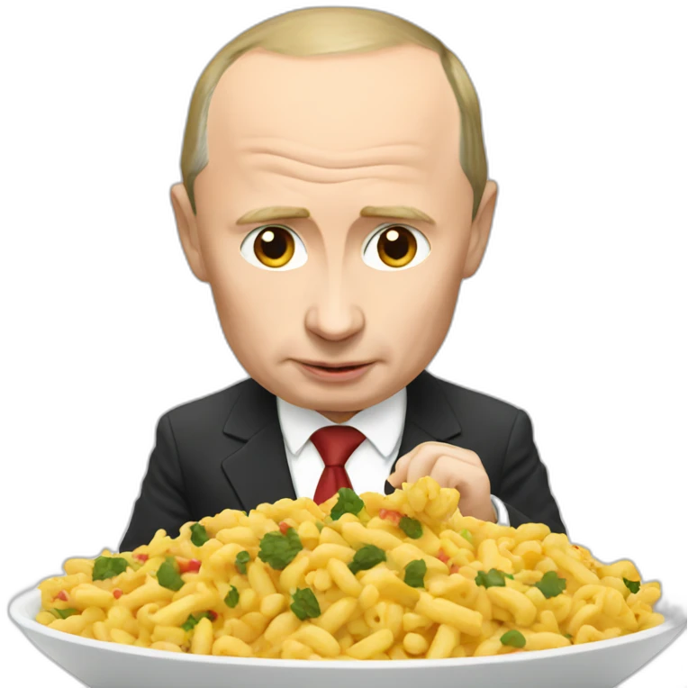 putin eating emoji