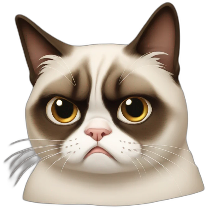 Grumpy cat the meme emoji