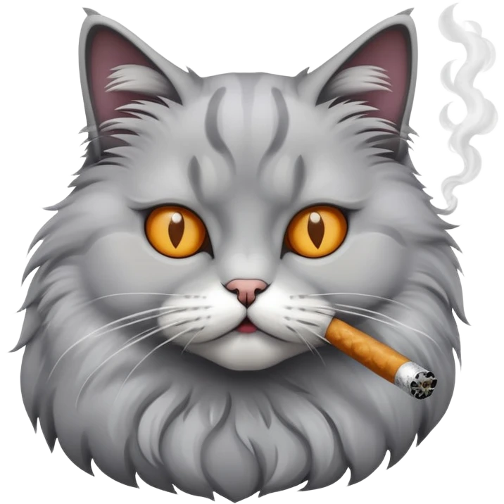 cat smoking  emoji
