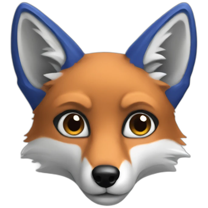 blue-fox emoji