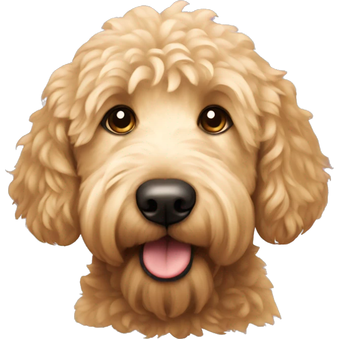 golden doodle  emoji