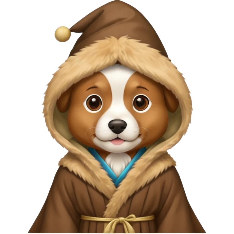 Dog wizard emoji