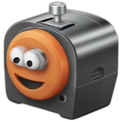 plastic pencil sharpener emoji