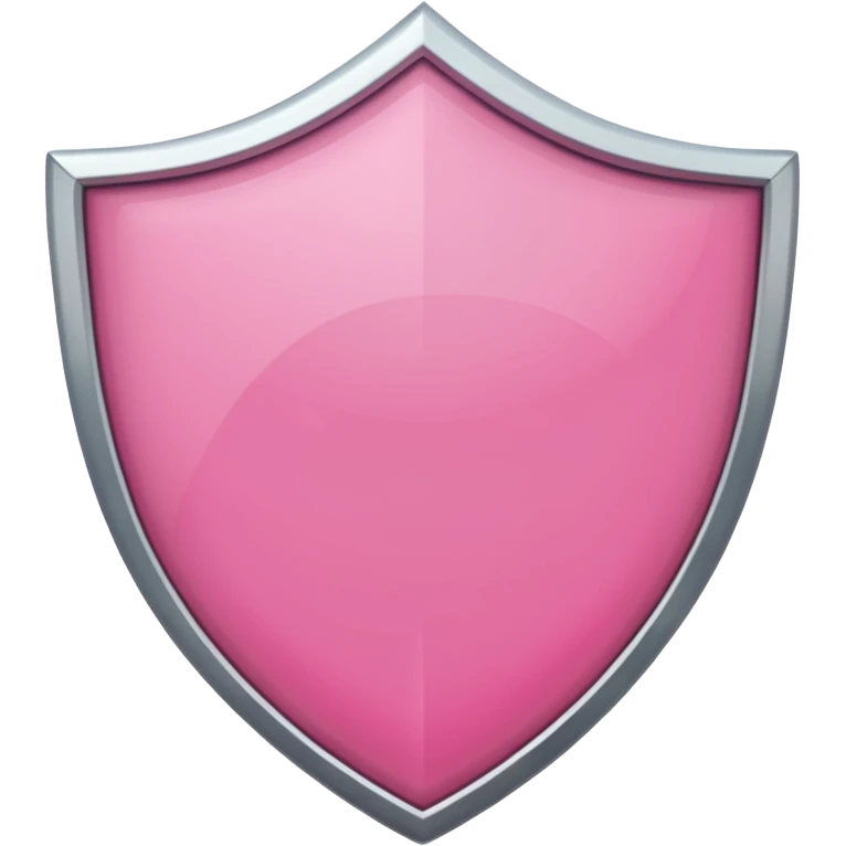 pink shield with white frame emoji