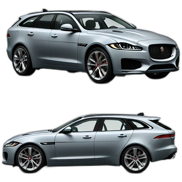 Jaguar Sportbrake 2017 grey emoji