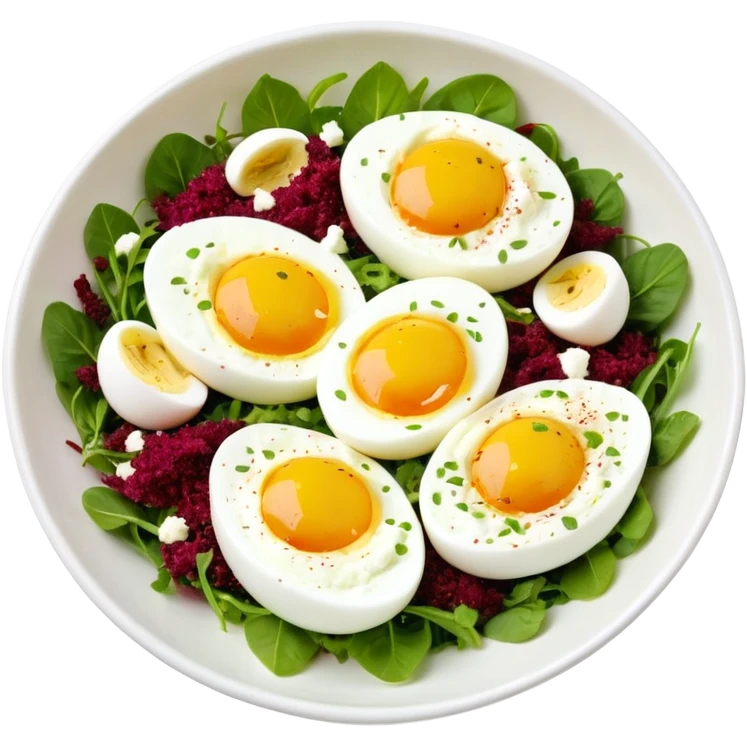 Egg, Labneh and Sumac Salad Bowls
 emoji